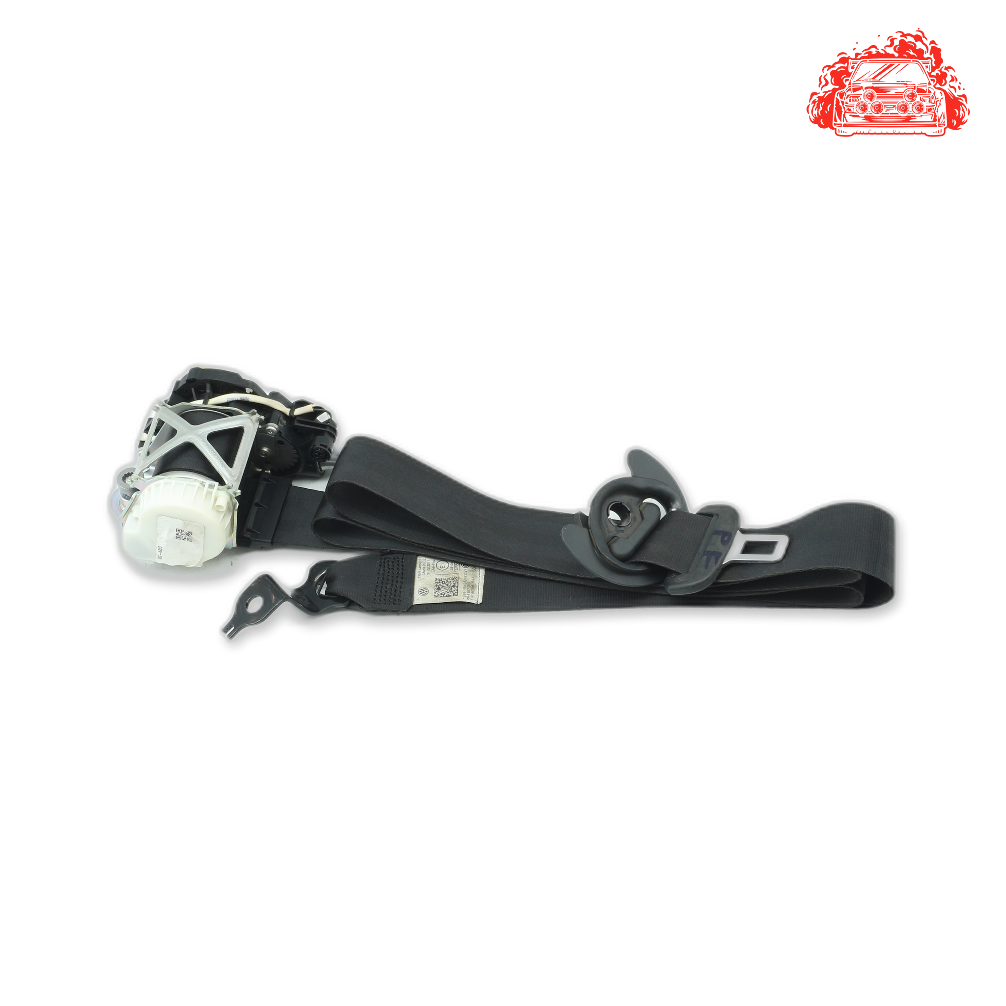 Used Volkswagen Polo comfortline Passenger Side Pretensioner Seat Belt - OEM Part TRW34035271