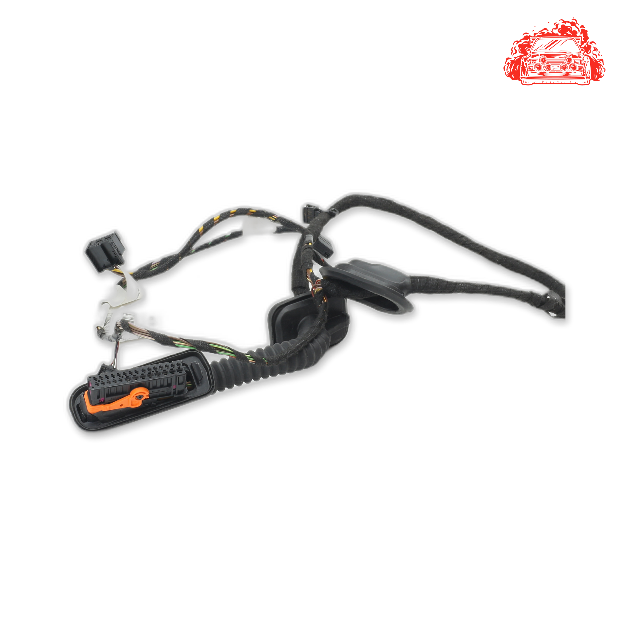 Used VOLKSWAGEN Polo comfortline Passenger Side Rear Door Wiring Harness Loom - OEM Part 6R4971693C