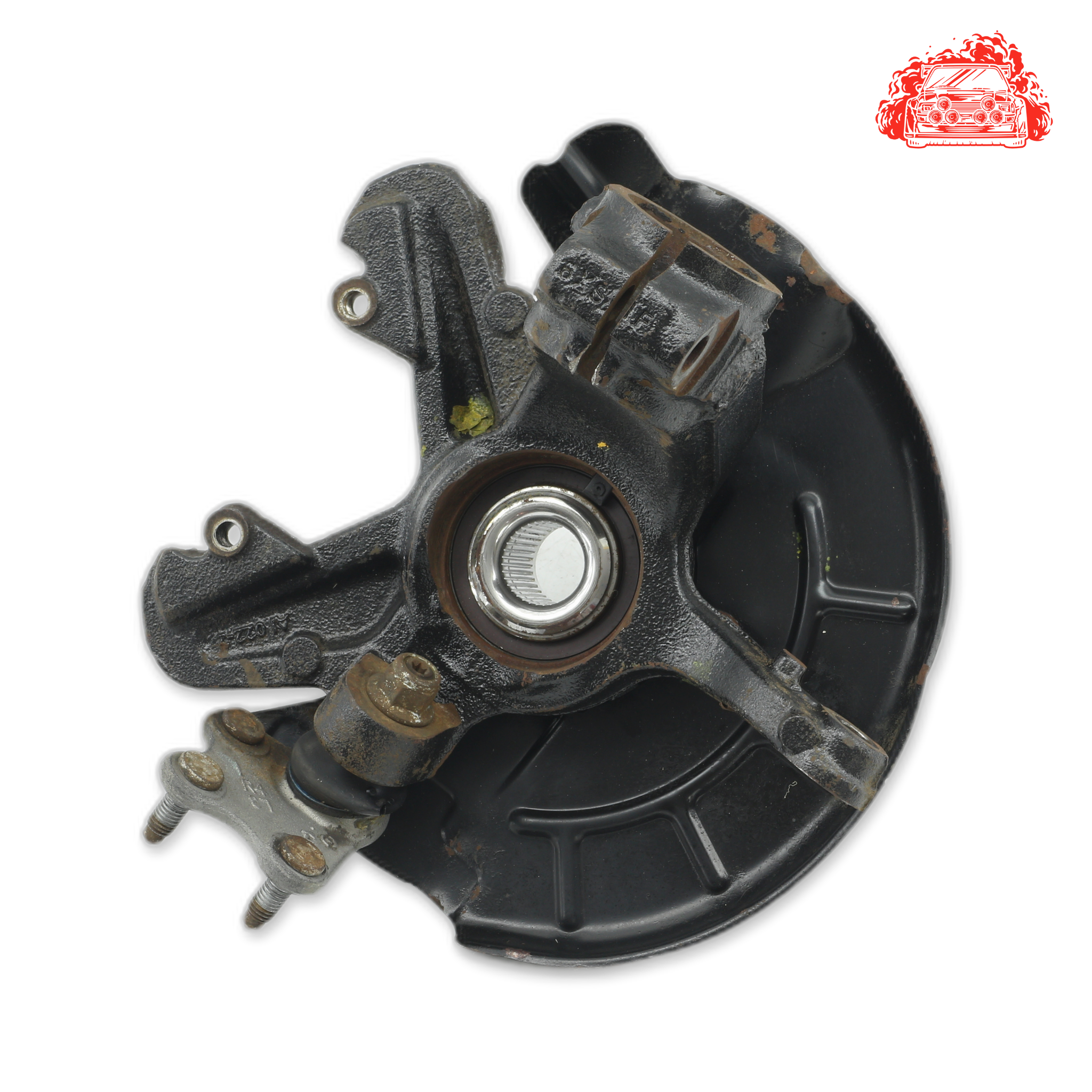 Used VOLKSWAGEN POLO 1.2 TDI BLUEMOTION 5DR Driver Side Front Knuckle and Hub - OEM Part 6R0615312A