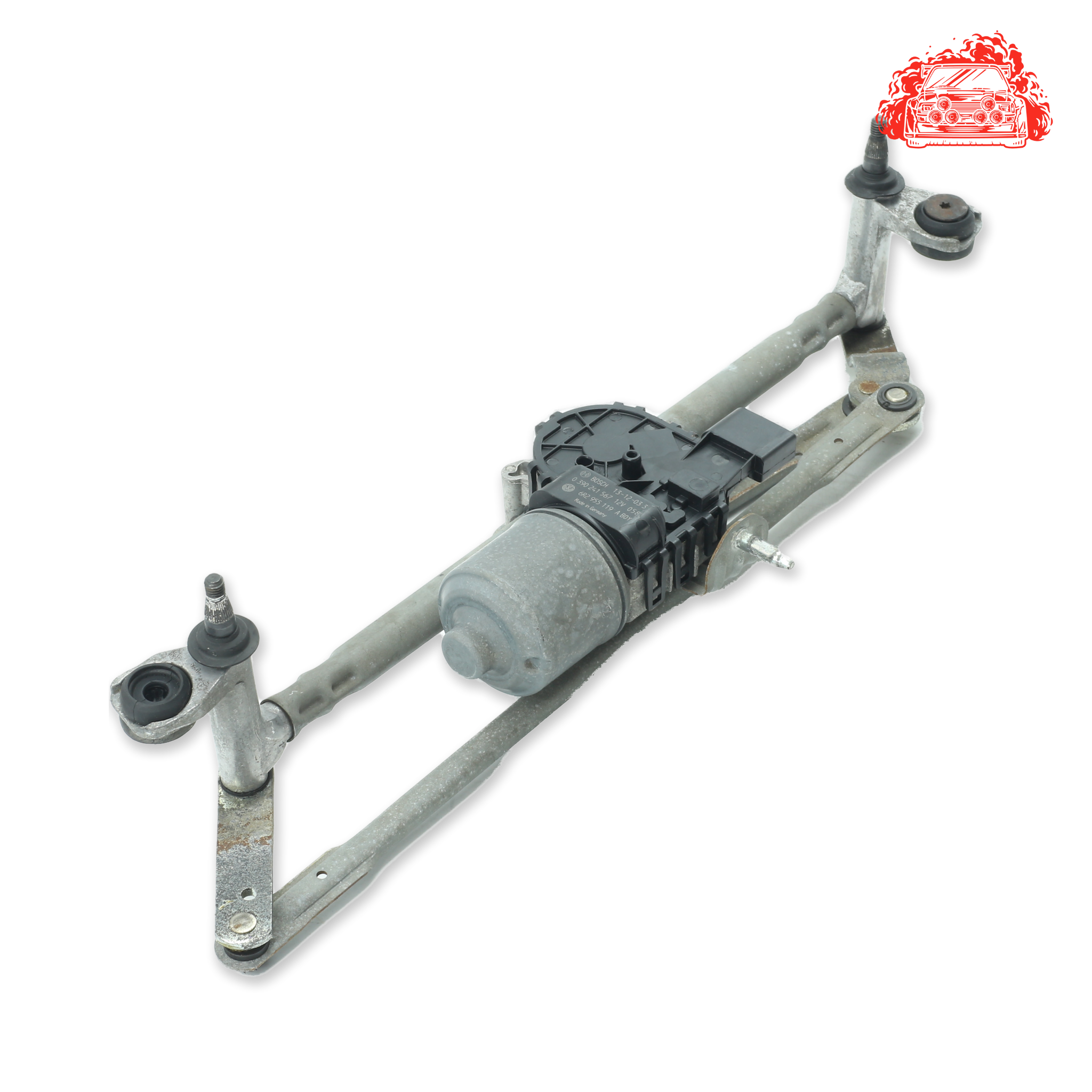 Used VOLKSWAGEN POLO 1.2 TDI BLUEMOTION 5DR Front Wiper Mechanism & Motor - OEM Part 6R2955023