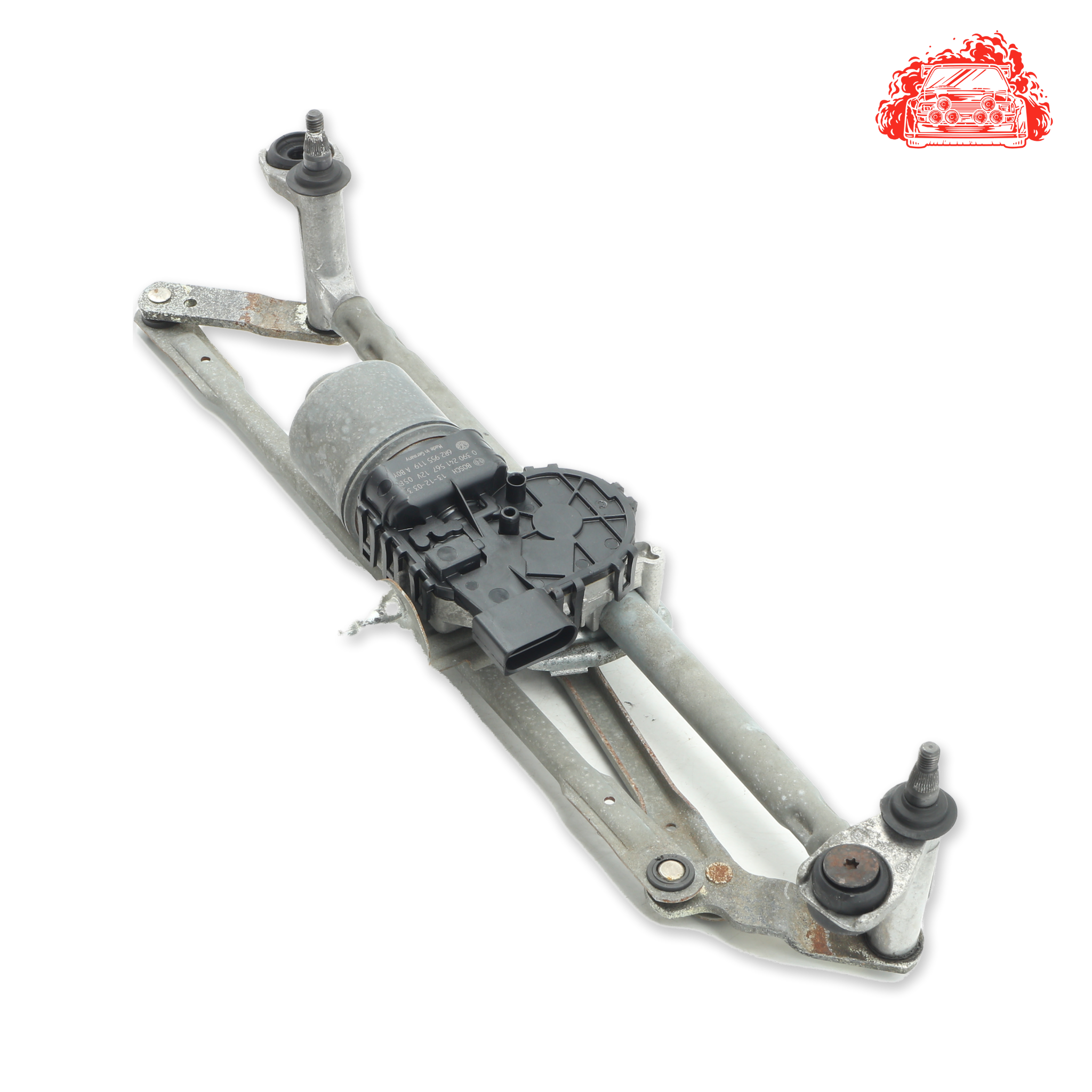 Used VOLKSWAGEN POLO 1.2 TDI BLUEMOTION 5DR Front Wiper Mechanism & Motor - OEM Part 6R2955023