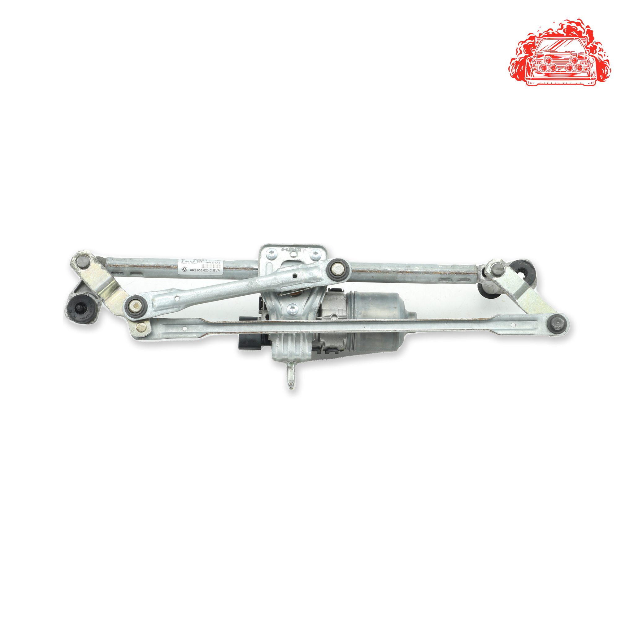 Used VOLKSWAGEN POLO 1.2 TDI BLUEMOTION 5DR Front Wiper Mechanism & Motor - OEM Part 6R2955023