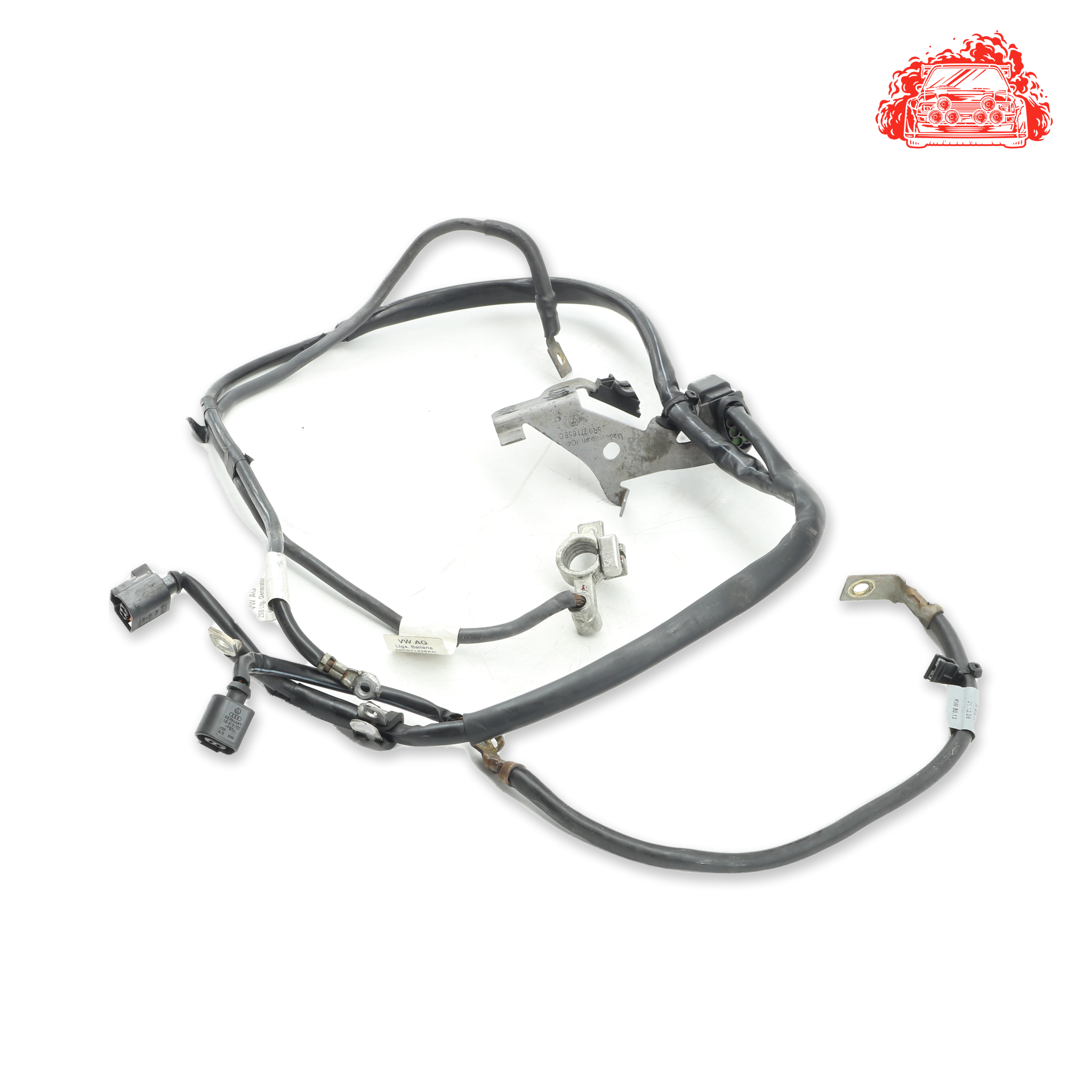 Used VOLKSWAGEN POLO 1.2 TDI BLUEMOTION 5DR Positive/Negative Battery Cable - OEM Part 6R0971228