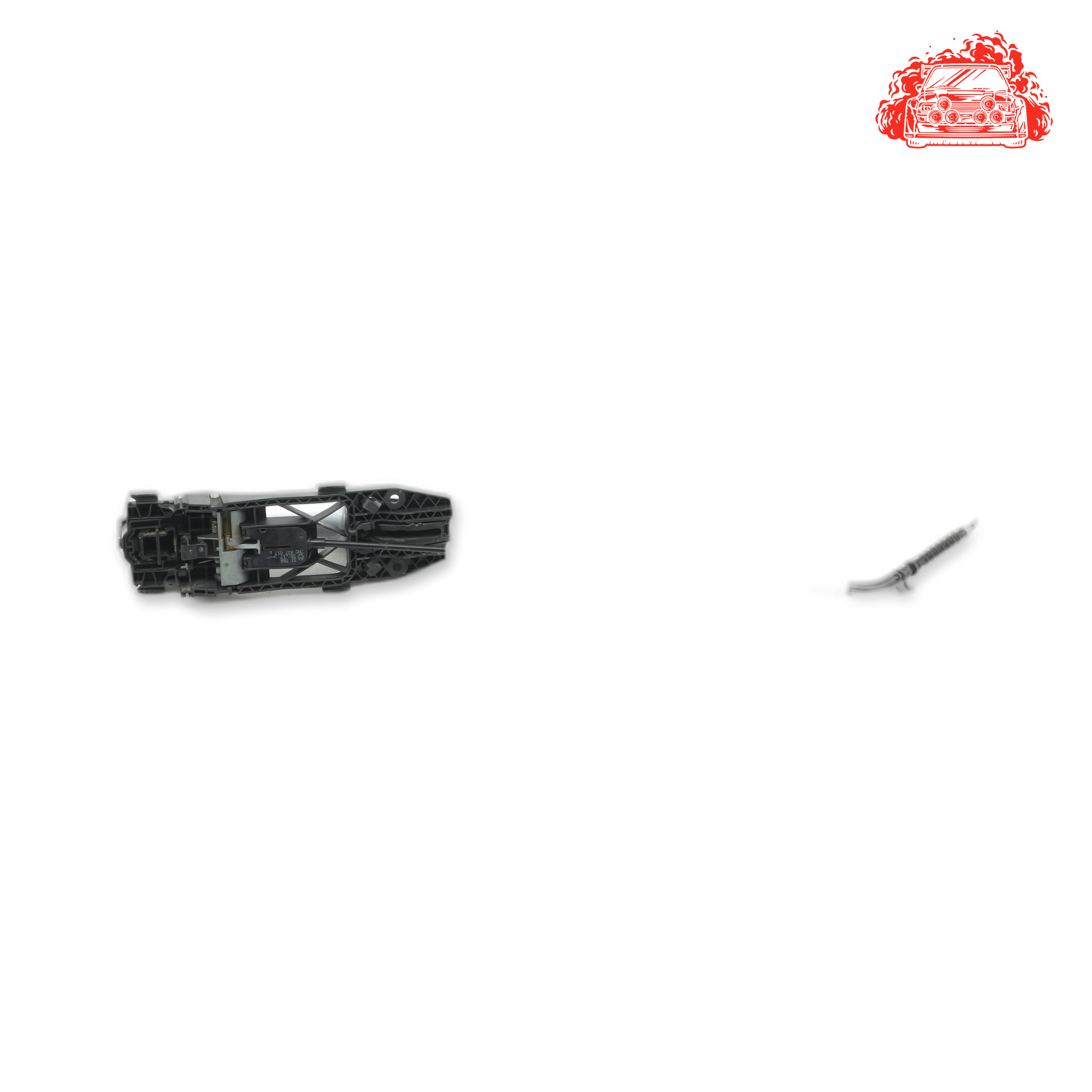 passenger side front exterior door handle - photo 4