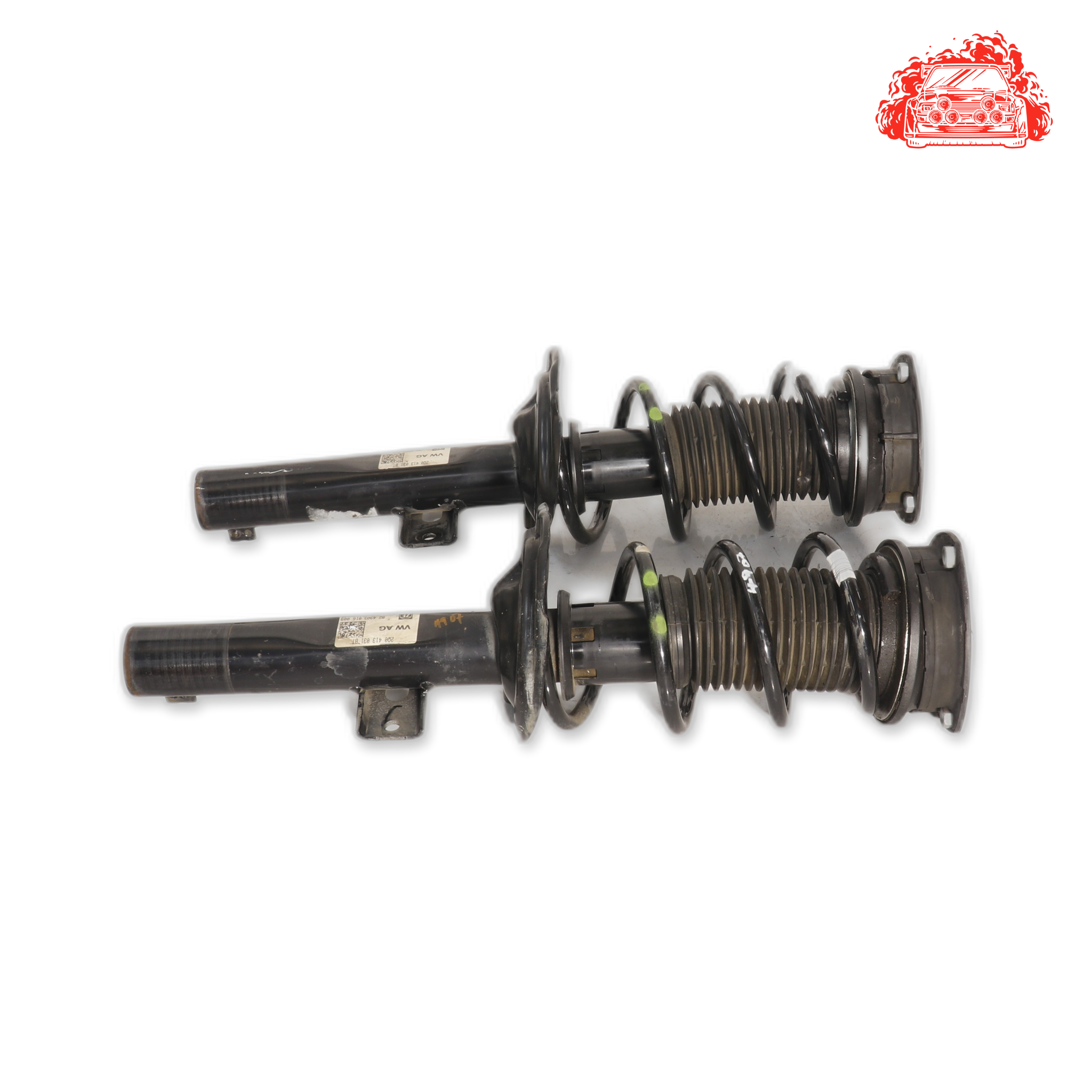 Used VOLKSWAGEN POLO 1.2 TRENDLINE DSG Rear Shocks Set - OEM Part 2Q0512013CA