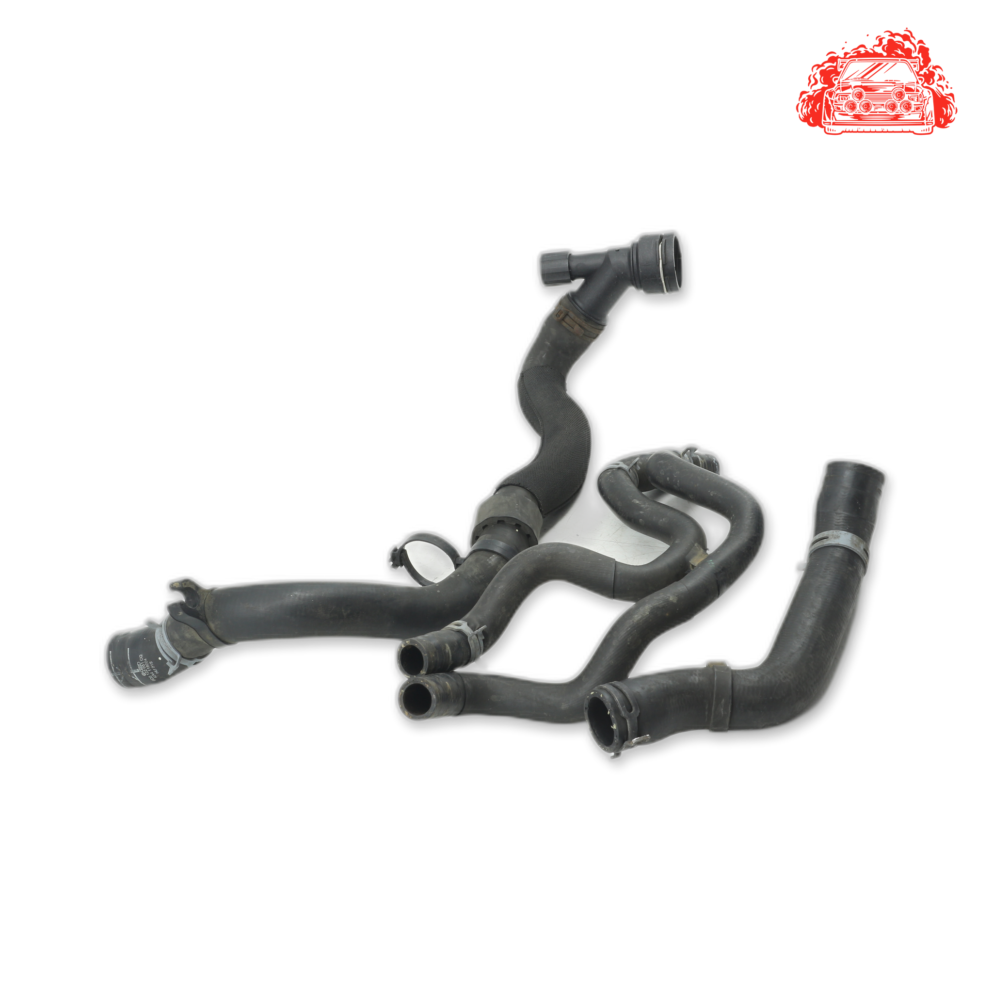 Used VOLKSWAGEN POLO VIVO 1.4 TRENDLINE Water Pipe Set - OEM Part 6Q0122101CB,6Q0122051CQ