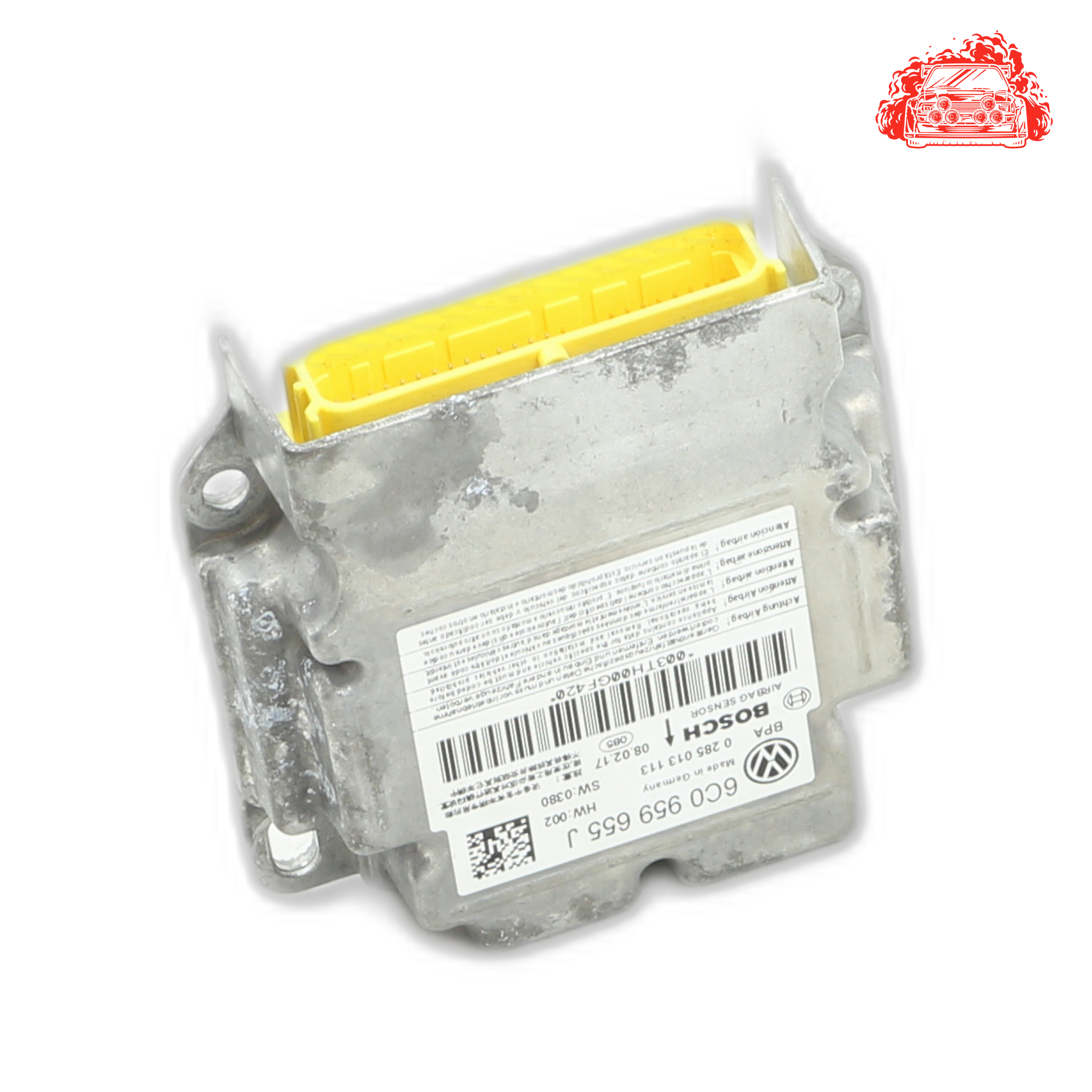 Used VOLKSWAGEN Polo Airbag Control Module - OEM Part 6C0959655J
