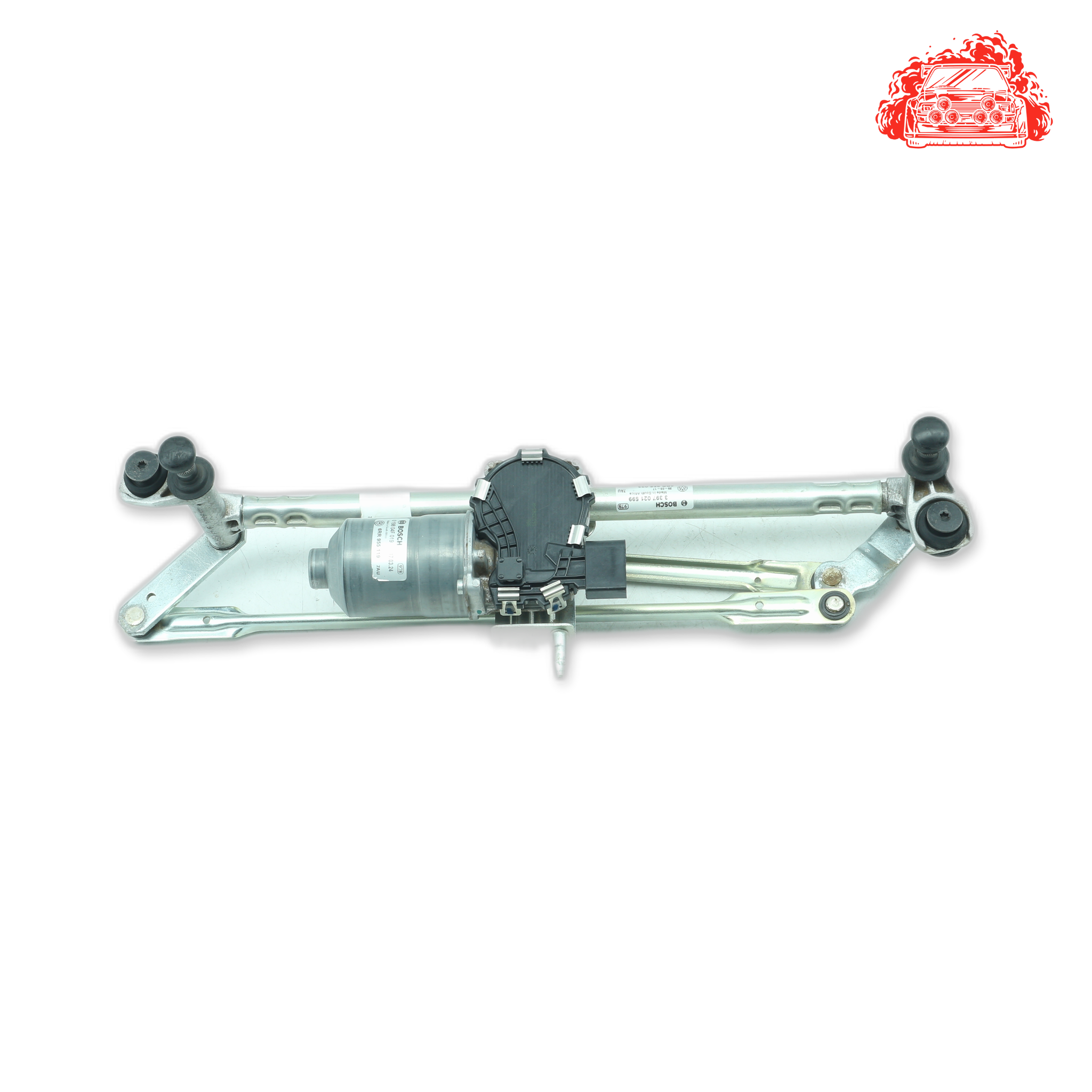 Used Volkswagen Polo Front Wiper Mechanism & Motor - OEM Part 6RR955023,6RR955119