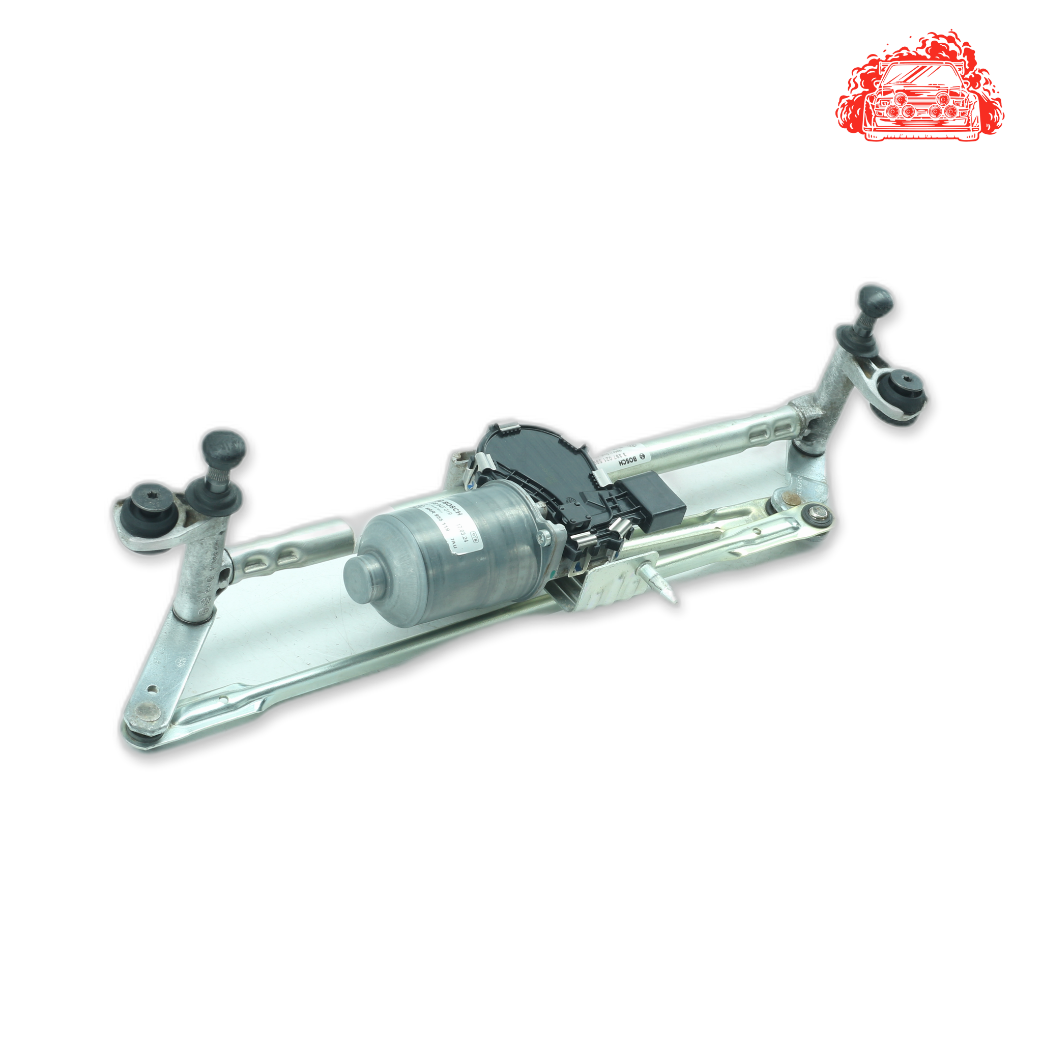 Used Volkswagen Polo Front Wiper Mechanism & Motor - OEM Part 6RR955023,6RR955119