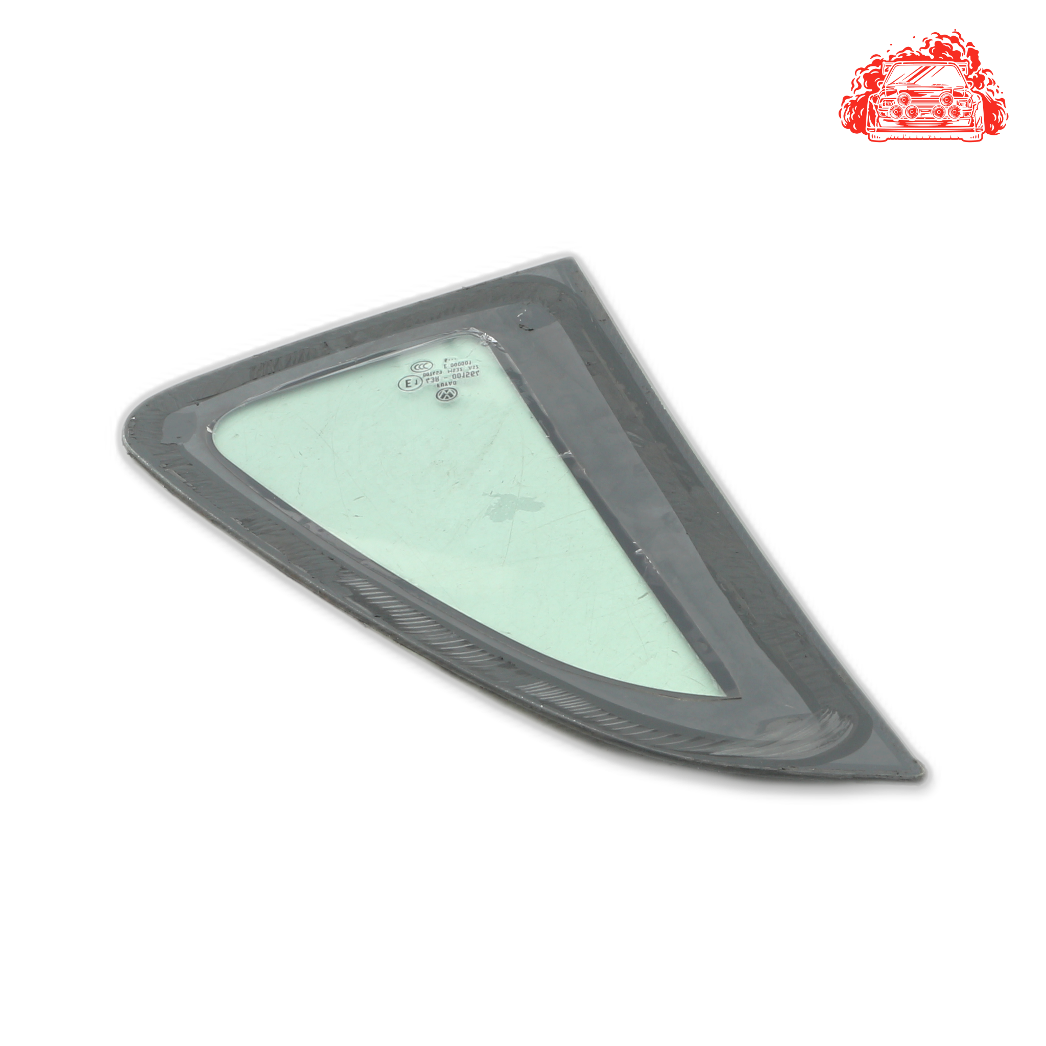 Used VOLKSWAGEN Polo Passenger Side Rear Quarter Window - OEM Part 43R001564