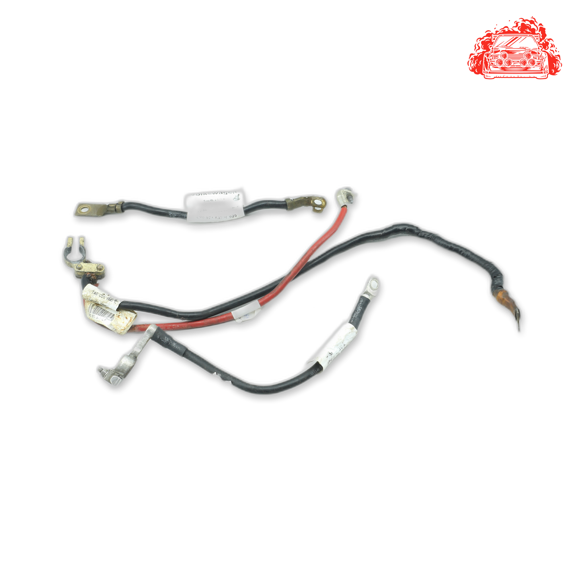 Used Volkswagen Polo Positive/Negative Battery Cable - OEM Part 6C0971340