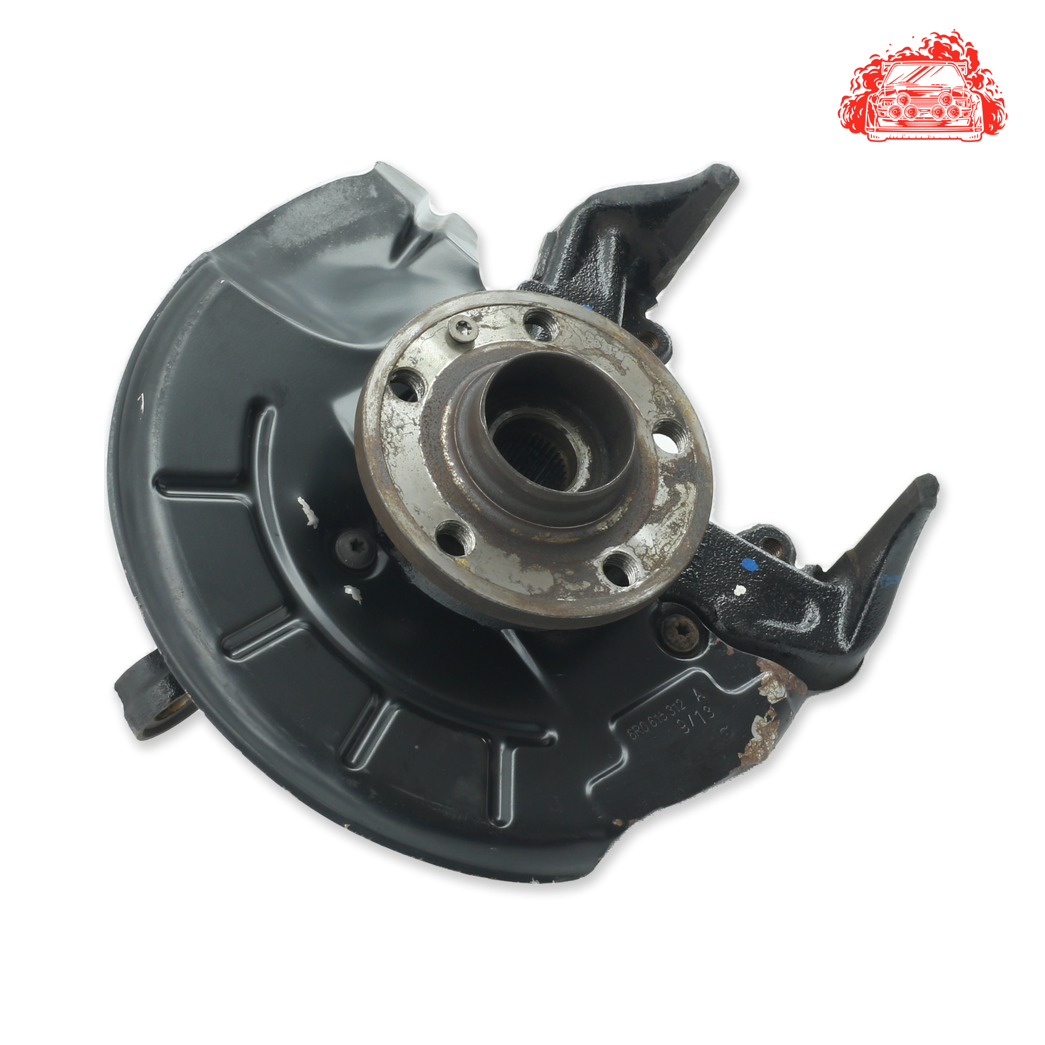 Used Volkswagen Polo 1.4 Trendline 5-Door Driver Side Front Knuckle and Hub - OEM Part ZA6R0255B