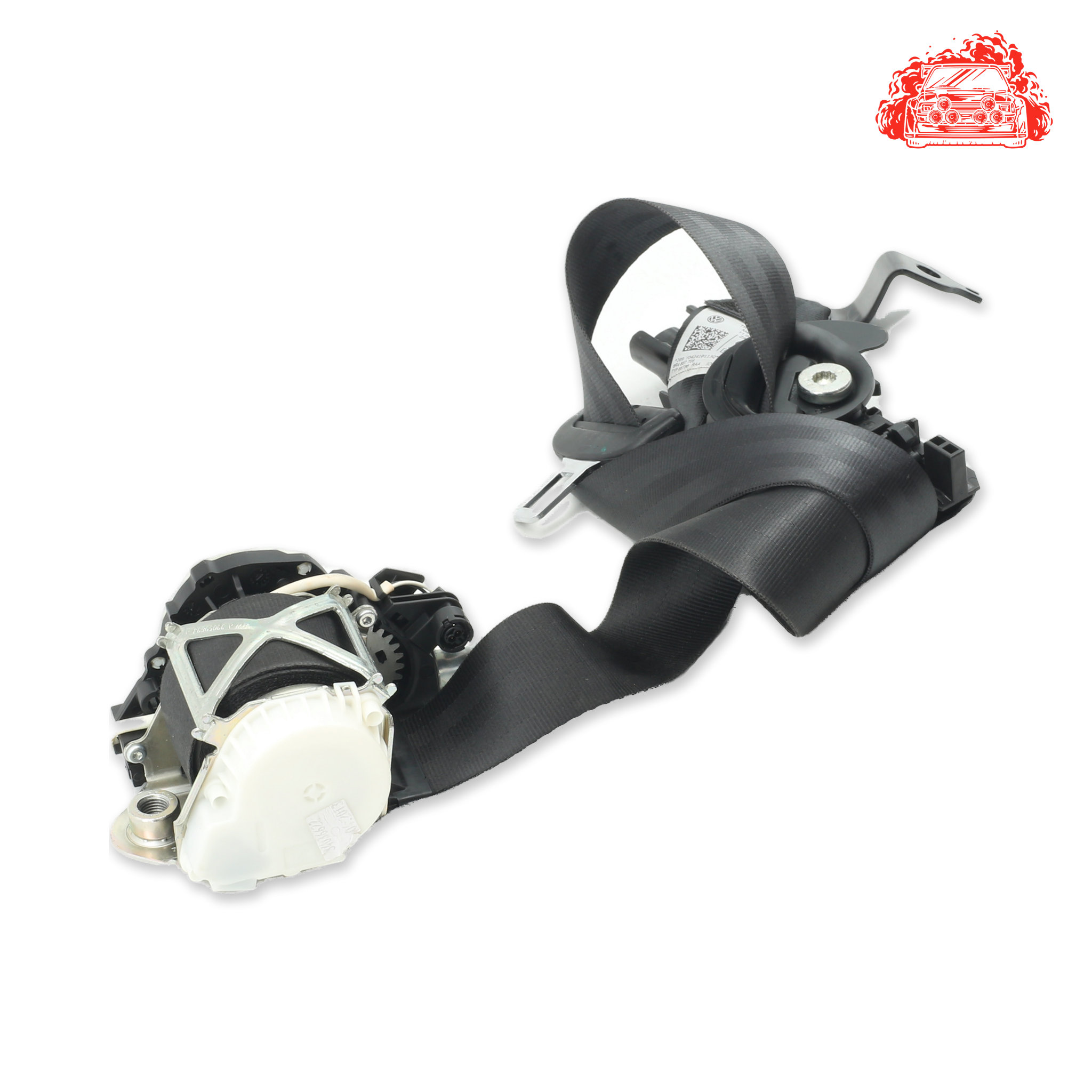 Used Volkswagen Polo 1.4 Trendline 5-Door Passenger Side Front Pretensioner Seat Belt - OEM Part 34075966