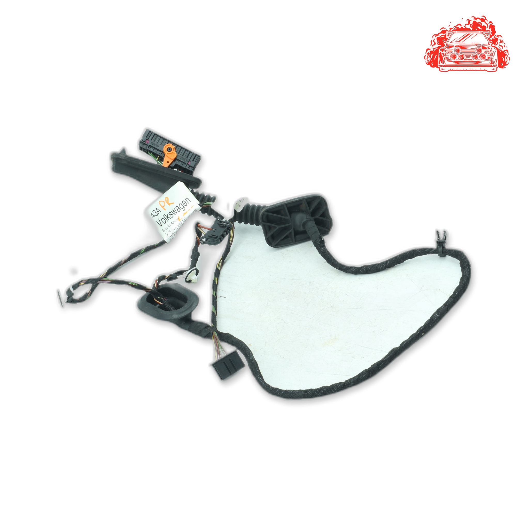 Salvaged VW Polo 1.4 Trendline 5-Door Passenger Side Rear Door Loom