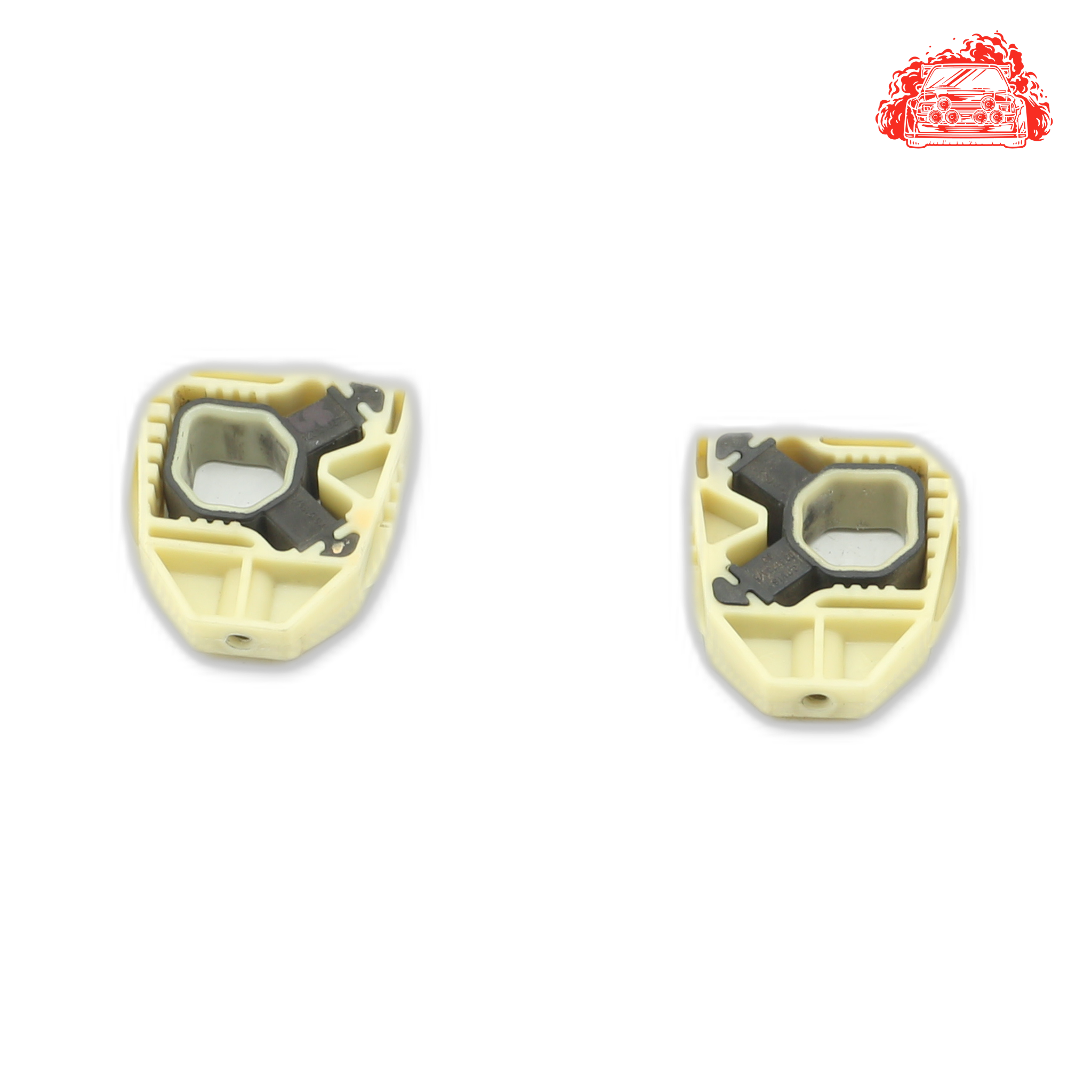 Used Volkswagen Polo 1.4 Trendline 5-Door Radiator Bracket Mounting Set - OEM Part 1K01213076,1K01213676