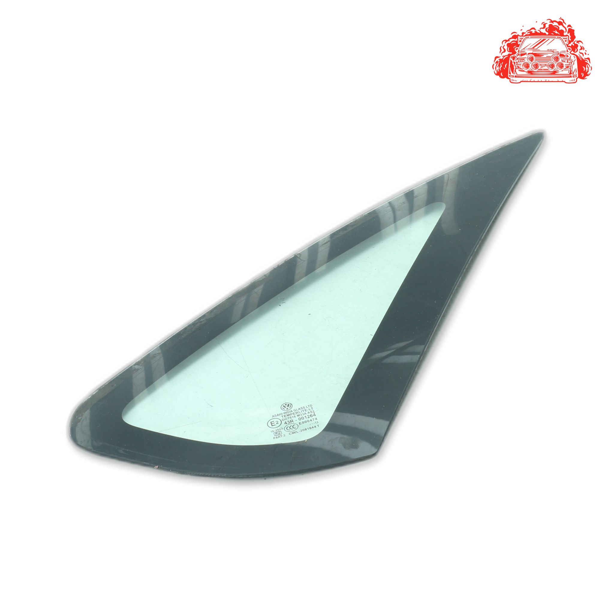 Used VW 1.6 TDI COMFORTLINE Passenger Side Rear Quarter Window - OEM Part 43R-001264