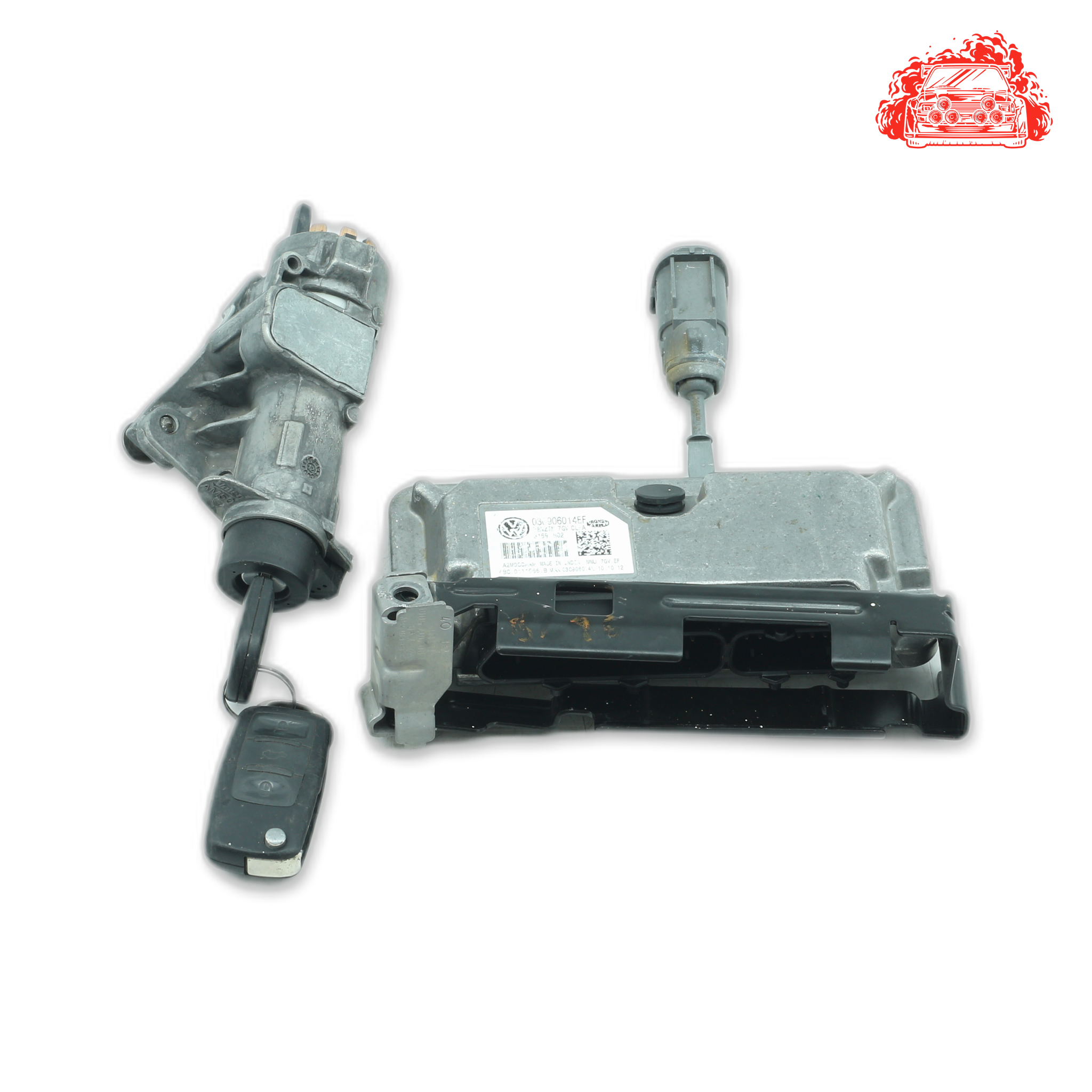 Used VW Polo 1.4 Trendline 5-Door ECU Ignition Keys Barrels