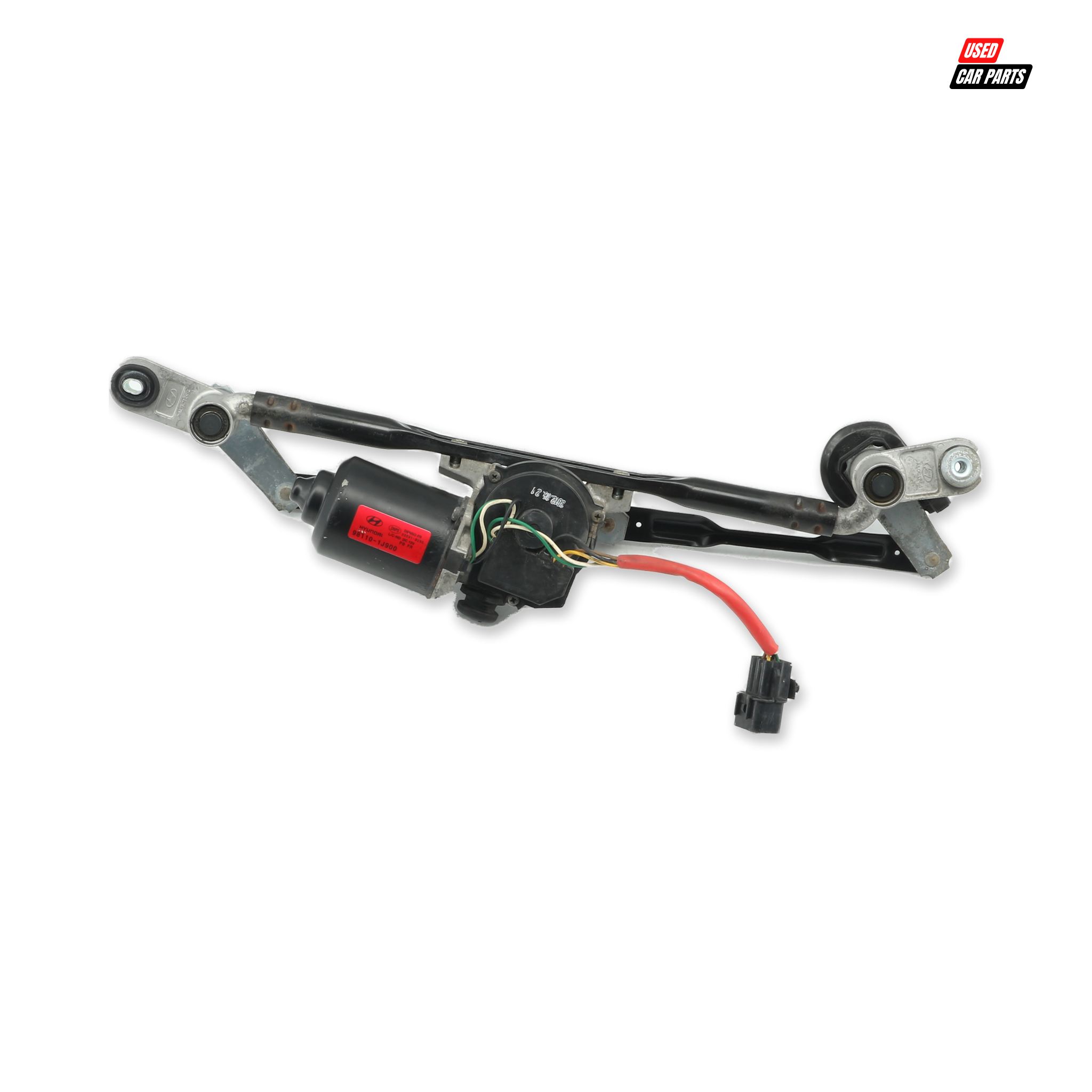 Used Wiper Motor With Linkage Part Number 9800-1J900 for 2013 HYUNDAI i20 1.4D GLIDE