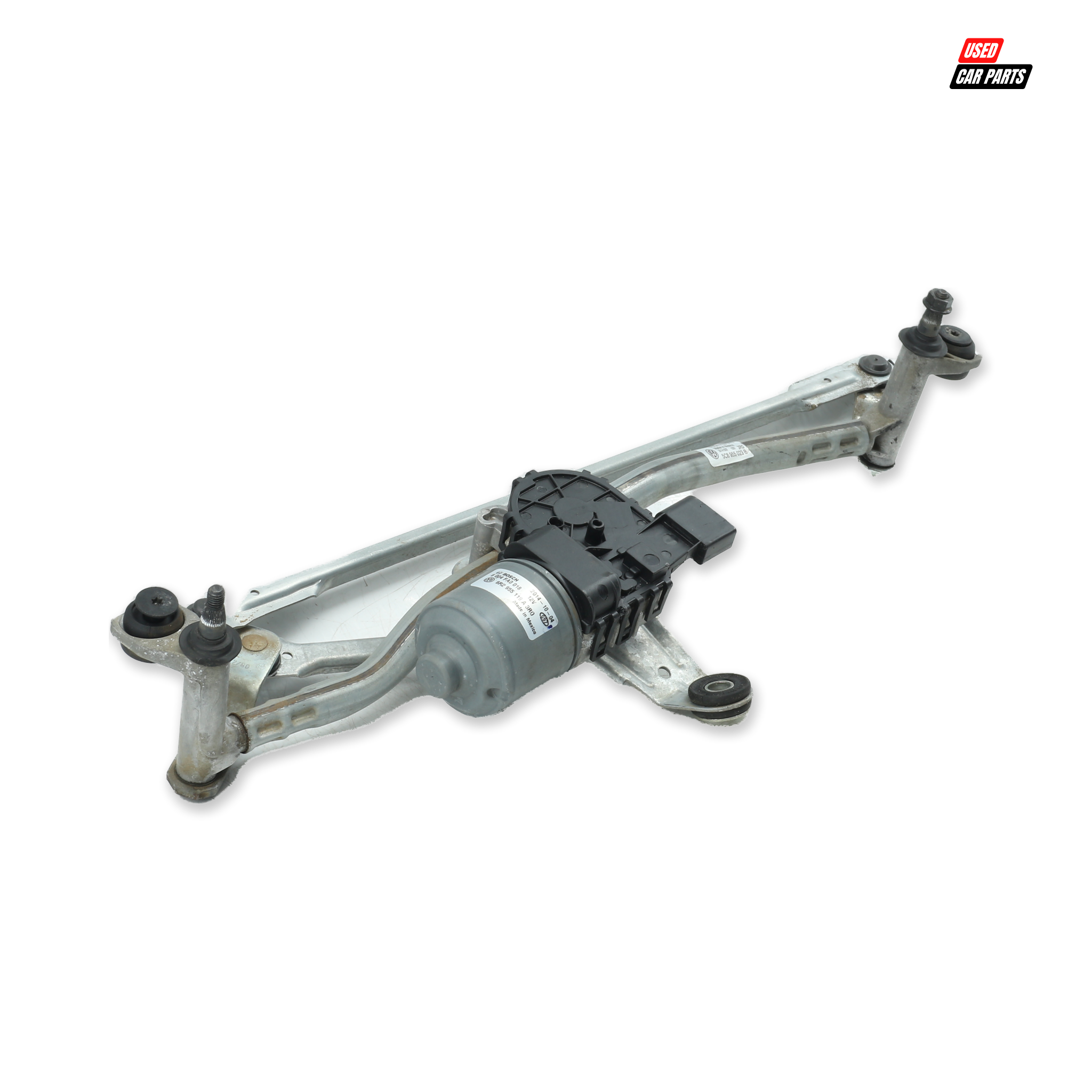 Used Wiper Motor With Linkage Part Number 5C8955023B for VOLKSWAGEN JETTA 1.4 TSI 2015