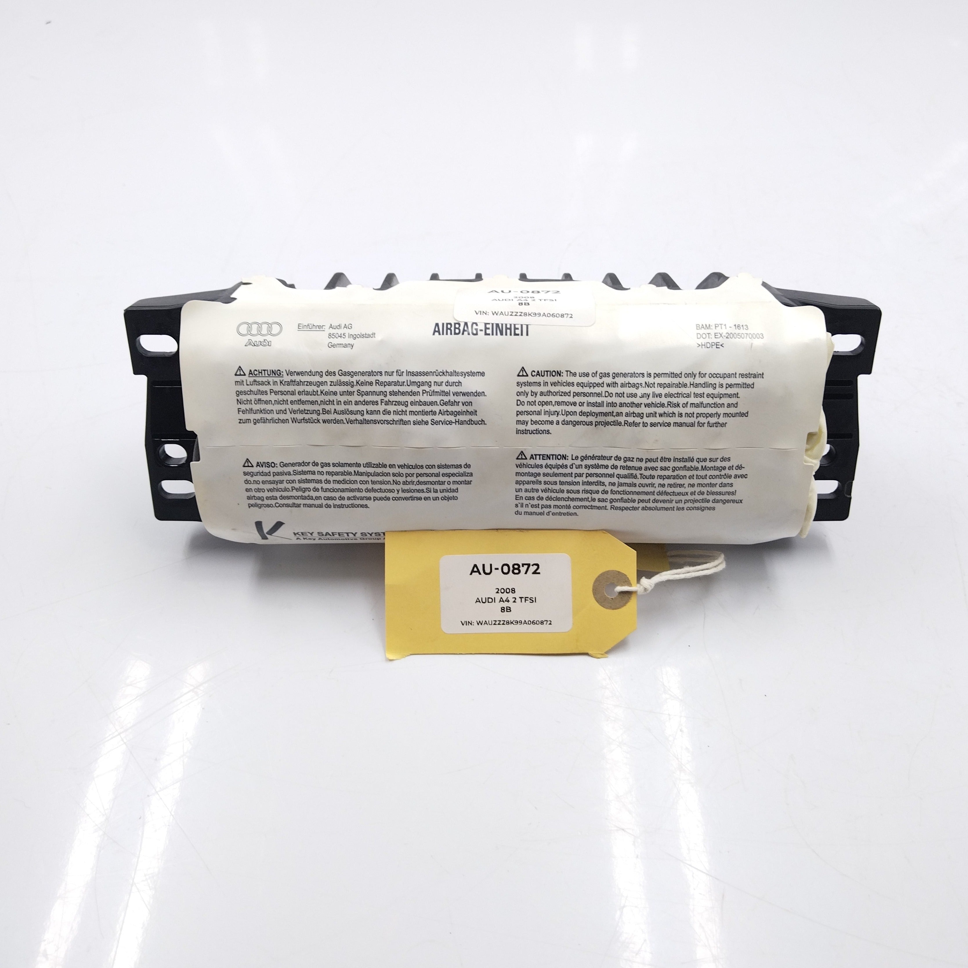 2008 AUDI A4 Front Passenger Airbag