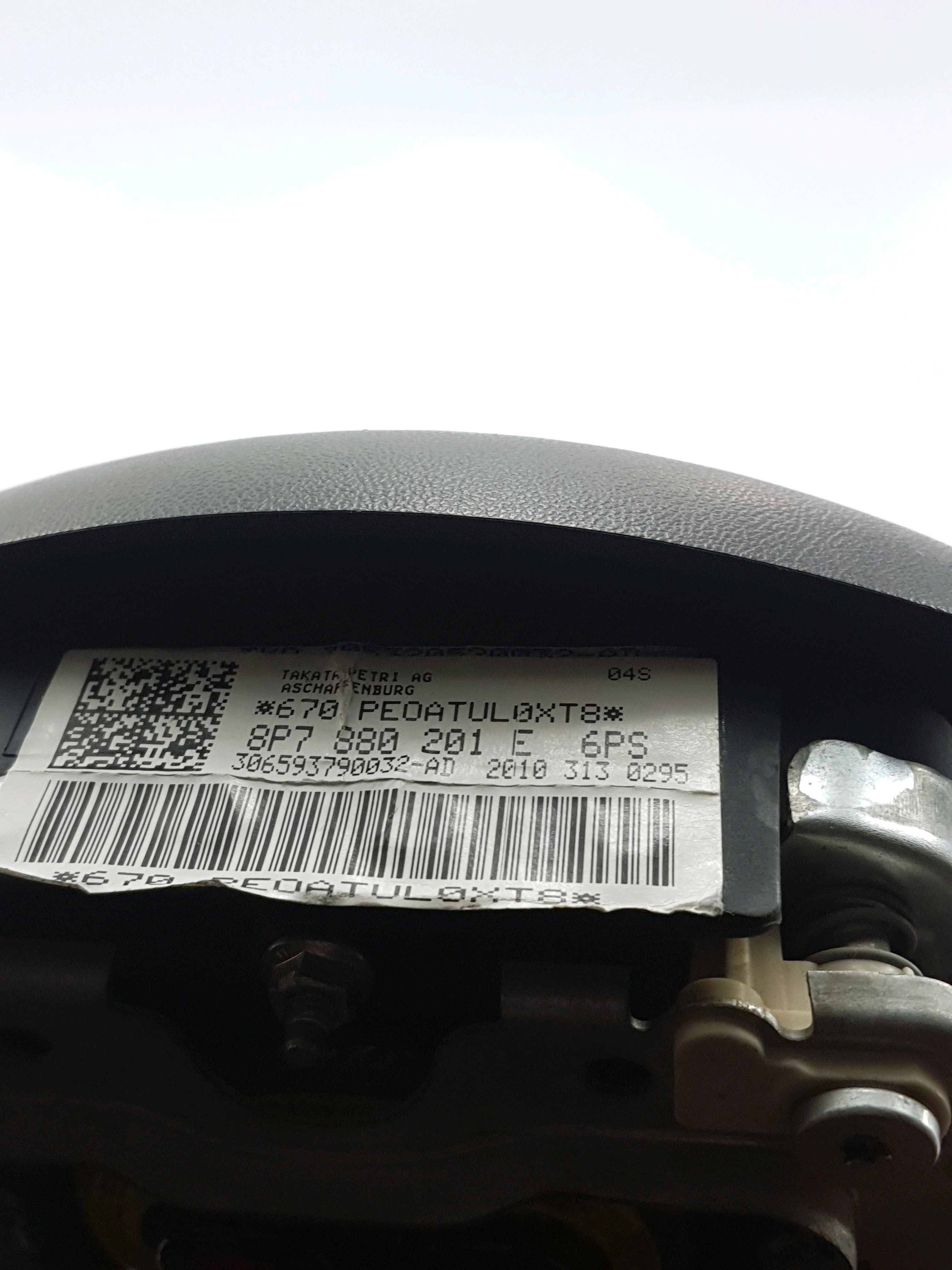 2010 AUDI A3 Drivers Airbag